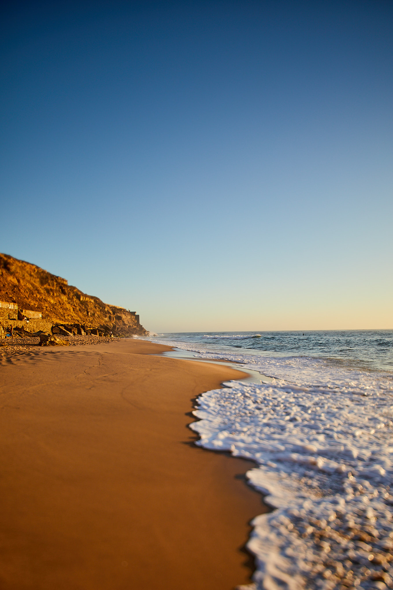 Sunset over Praia Pequena